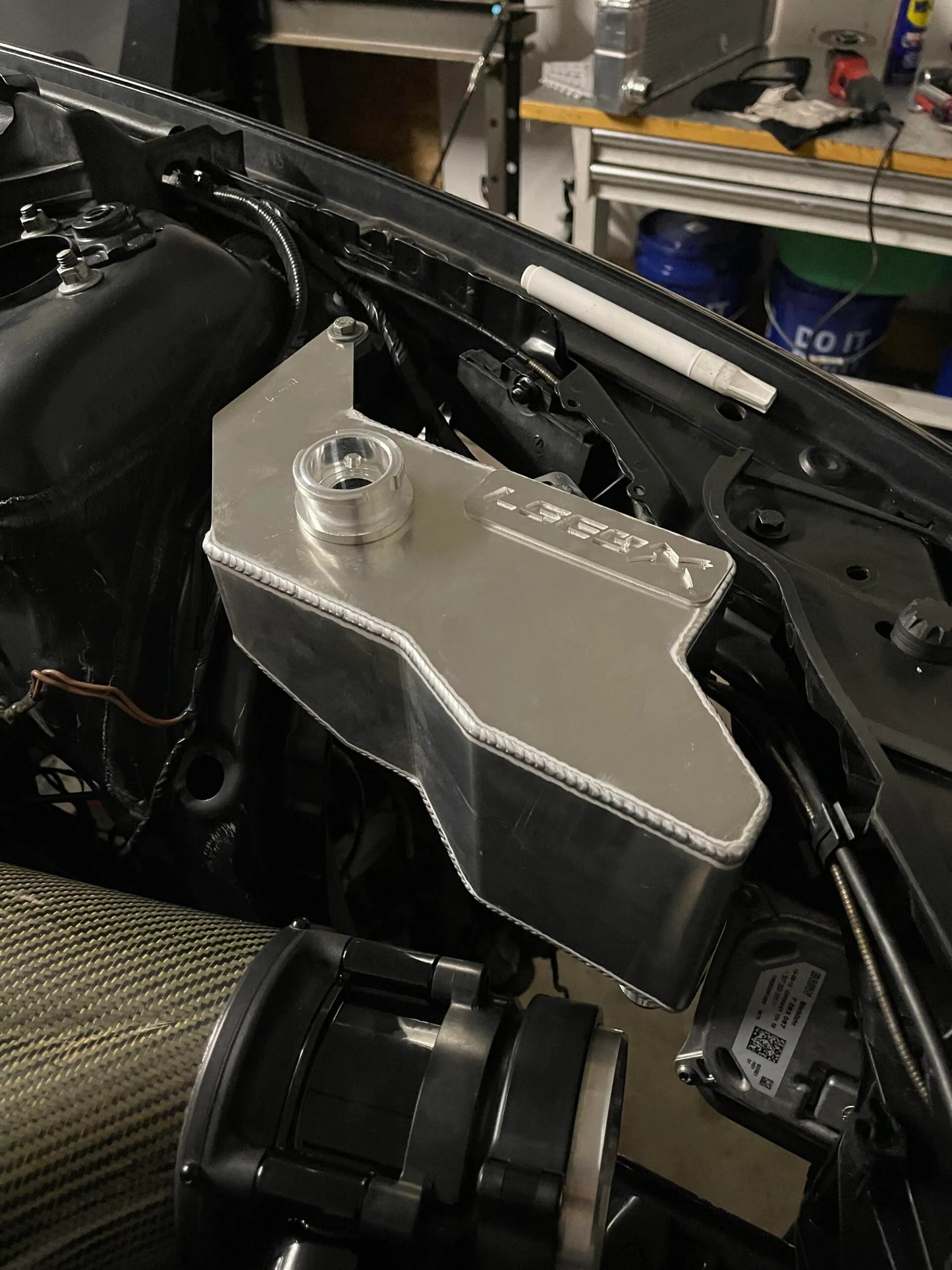 Aluminum Driver Side Coolant Expansion Tank (E9X E8X)